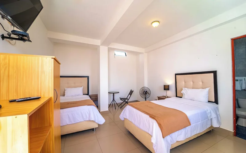 Small hotel in Paracas town Peru, walking distance from the ballestas islands tour pier
